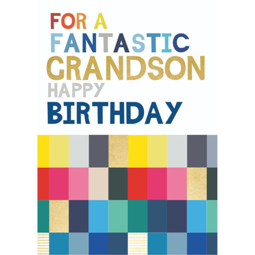 Picture of FOR A FANTASTIC GRANDSON HAPPY BIRTHDAY